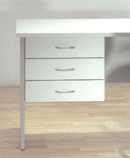 Pedestal 459Wx495Dx398H with 3 Standard Drawer